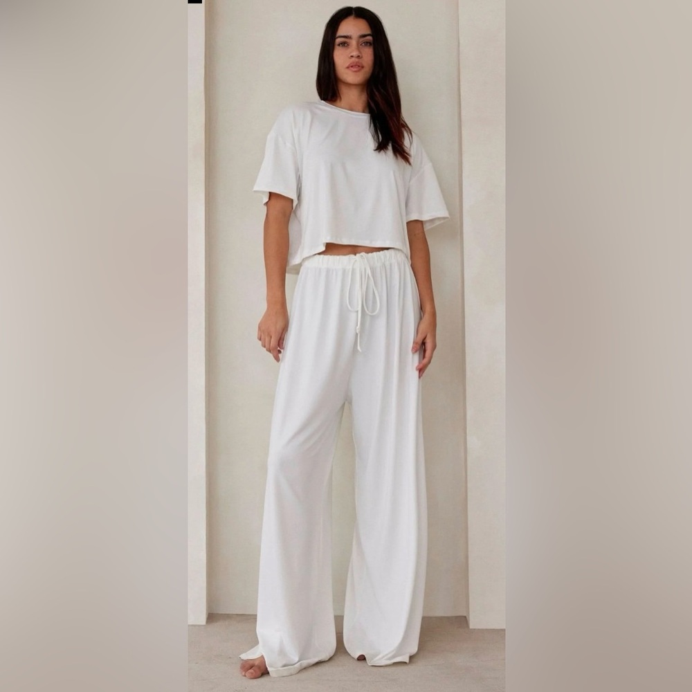 Bumpsuit: The Cloud Slim Pant and Crop Tee SET